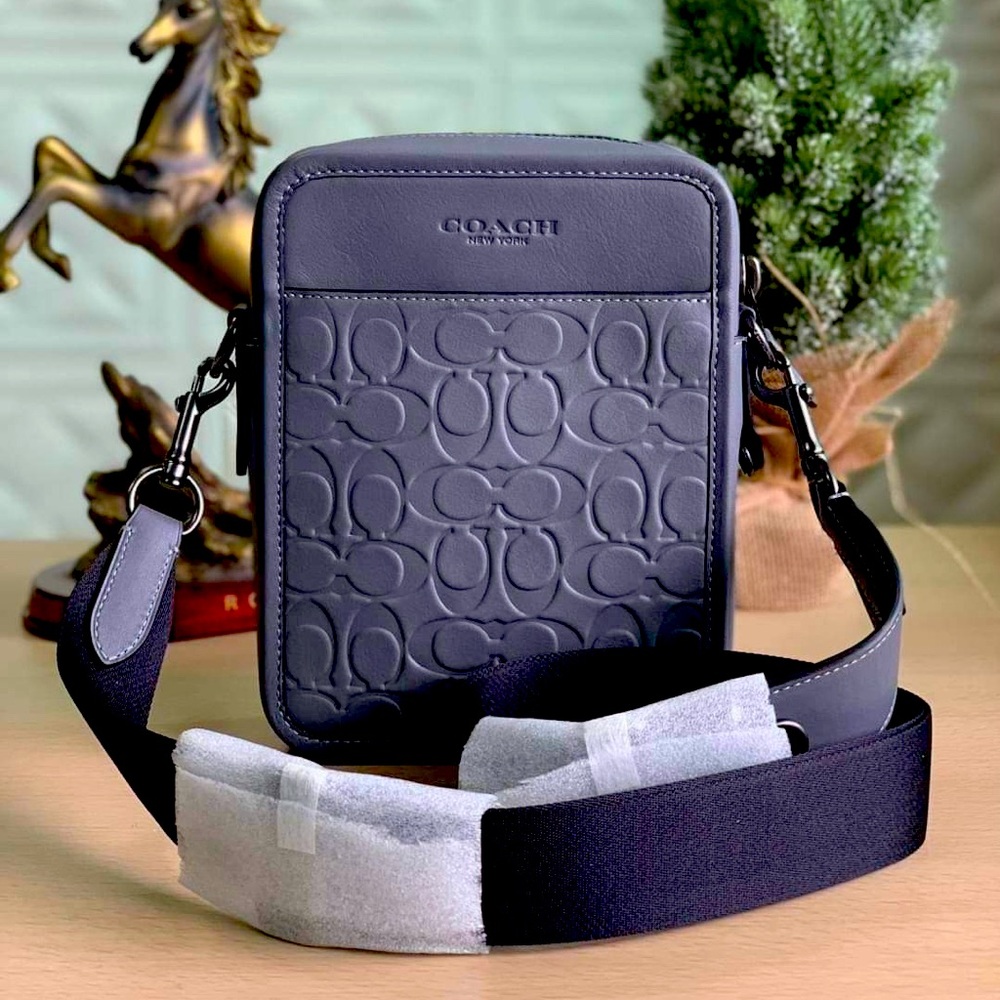 Coach Men's Gray Crossbody Bag